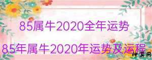 85年属牛的18年运势