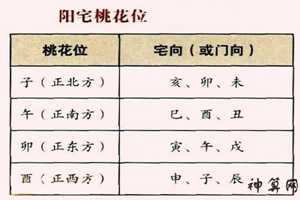 如何找风水桃花位(风水中桃花位置怎么找)