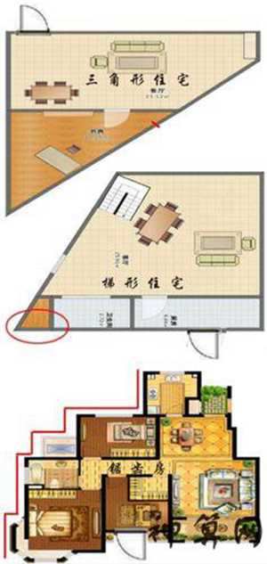 客厅梯形风水(客厅梯形风水怎么破)