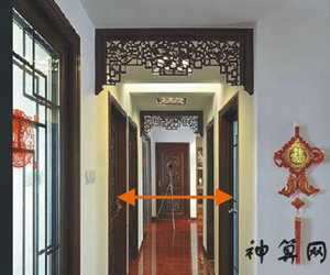 房门对着大门风水学(房门对着大门如何化解)