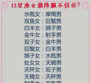 12星座男想保护哪个星座女(12星座男想保护哪个星座女图片)
