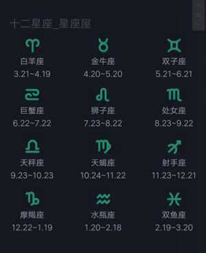 十二星座怎么分类(十二星座怎么分类图片)