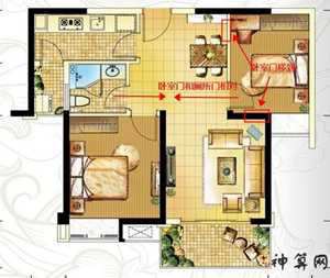 卧室门对厕所门风水化解方法(卧室门对门的风水化解方法)