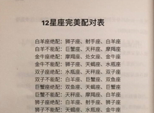 星座查询配对可信吗(星座查寻配对)