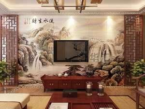 风水墙设计效果图(风水墙)