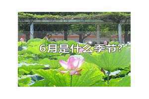 农历六月是什么季节(六月是什么季节)