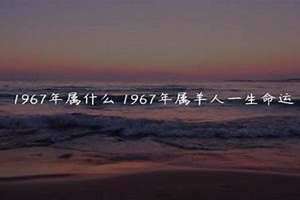 1967年属羊人是什么命 1967年属羊男2024年运势及运程