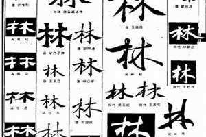 林繁体字怎么写 林繁体字多少画