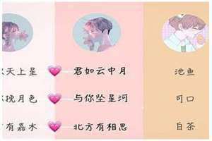独特的情侣网名推荐 独特的情侣网名带符号