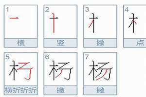 杨多少笔画康熙字典 张多少笔画五行属什么