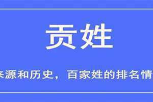 贡姓氏怎么读第几声(贡姓氏怎么读)