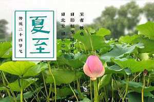 夏至是什么意思和寓意(夏至是什么意思)