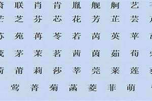 起名用字大全及解释(起名用字)