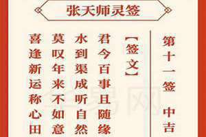 张天师灵签Pdf(张天师灵签)