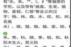 五行属木的字有哪些适合女孩(五行属木的字有哪些)