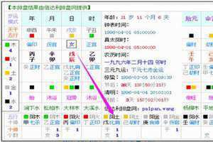 免费命格查询表格 年龄对应命格查询表格