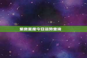 紫微星座今日运势天蝎座 紫微星座今日运势查询今日财神