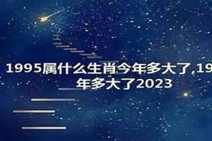 1995属什么生肖 今年多大了(1995属什么)