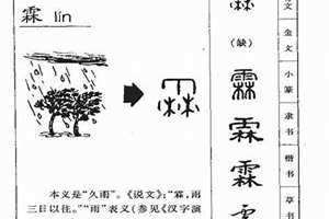 霖五行属木还是水 霖五行属什么,寓意是什么