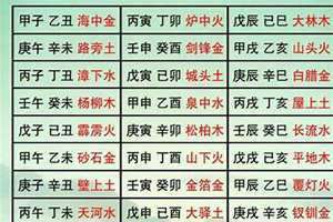 甲子表图片大全(甲子表)