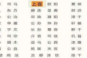 姓上官的名人故事(姓上官的名人)