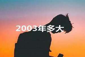 2003年多大了今年2024 2003年多大上小学