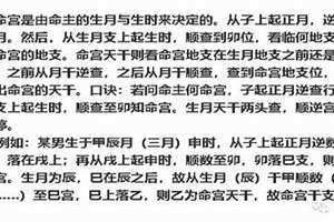 紫微斗数身宫怎么查 紫薇命盘详解(免费版)