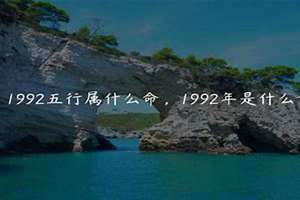 1992年是什么命五行属什么命(1992年是什么命)