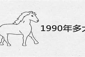 属马1990今年多大 1990今年多大了属什么