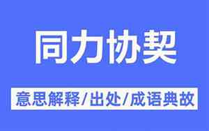协的意思和含义是什么