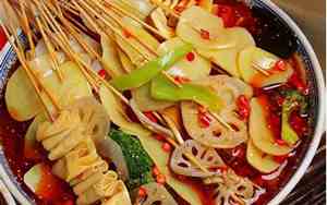 串串美食的句子怎么写
