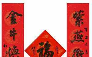 卢中南春联书法欣赏