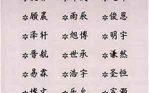 谢姓名字大全男孩名字