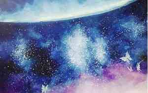 如何画星空马克笔