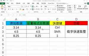 设置单元格格式快捷键是哪个