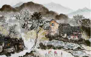 过故人庄中描绘山村景色和表现田园生活的名句分别是