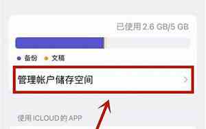 苹果手机的icloud满了怎么处理