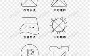衣服干洗标志图片