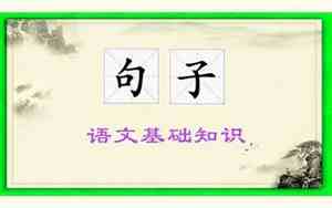 什么是句子类型英语