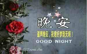 晚安留言女朋友短语句子简短
