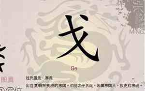 戈姓的来源和历史