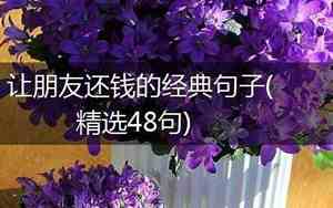 高情商催账的经典句子