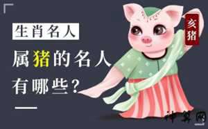 生肖猪名人(生肖猪名人榜)