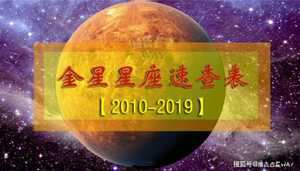 金星星座决定外貌(月亮星座决定智商)