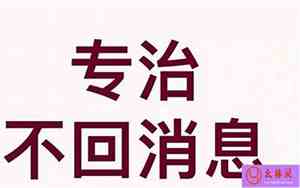 不回信息霸气句子说说