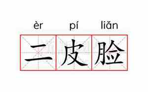二皮脸是指什么样的人