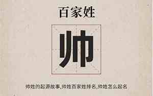 帅姓取名男孩名字大全两个字